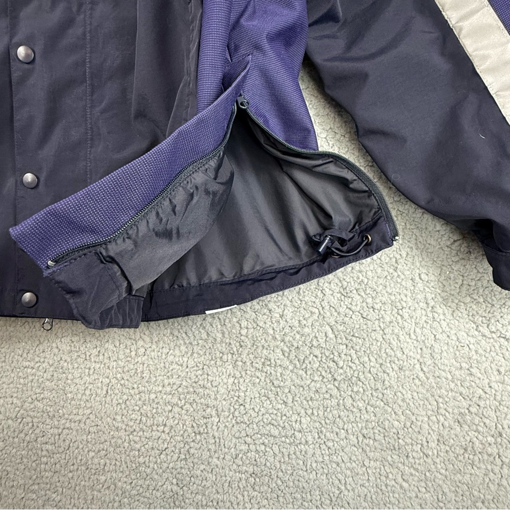 FedEx Black Windbreaker Jacket with Reflective Trim - Picture 5 of 16